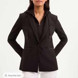 Veronica Beard Iconic Black Scuba Dickey Blazer- size 4- worn once, like new!